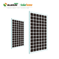 Bluesun 340w doble panel de vidrio solar transparente de 2 mm paneles mono 2019 nuevo